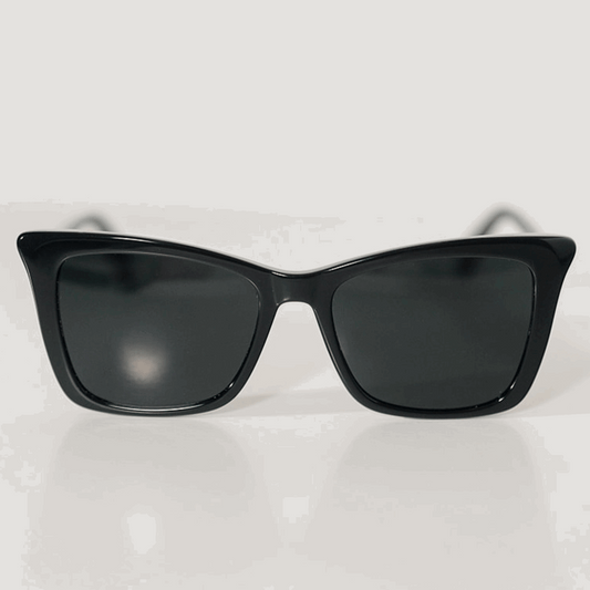 TONI: MIDNIGHT BLACK Blue Eye Sunglasses