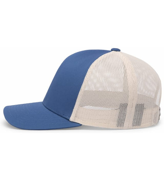 Shark Trucker Snapback Cap / Ocean Blue / Salt and Sand