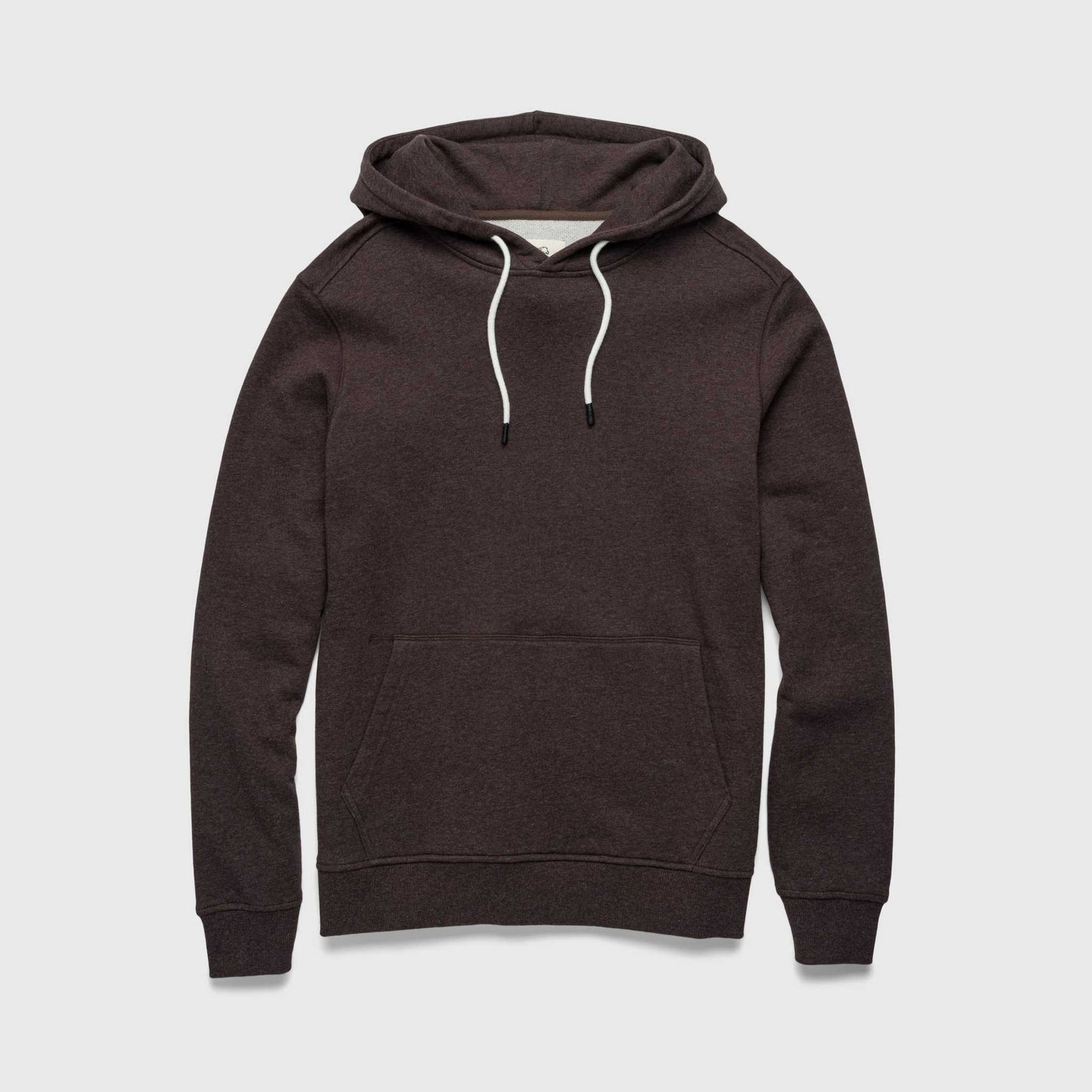 Marine French Terry Hoodie - Brown Heather