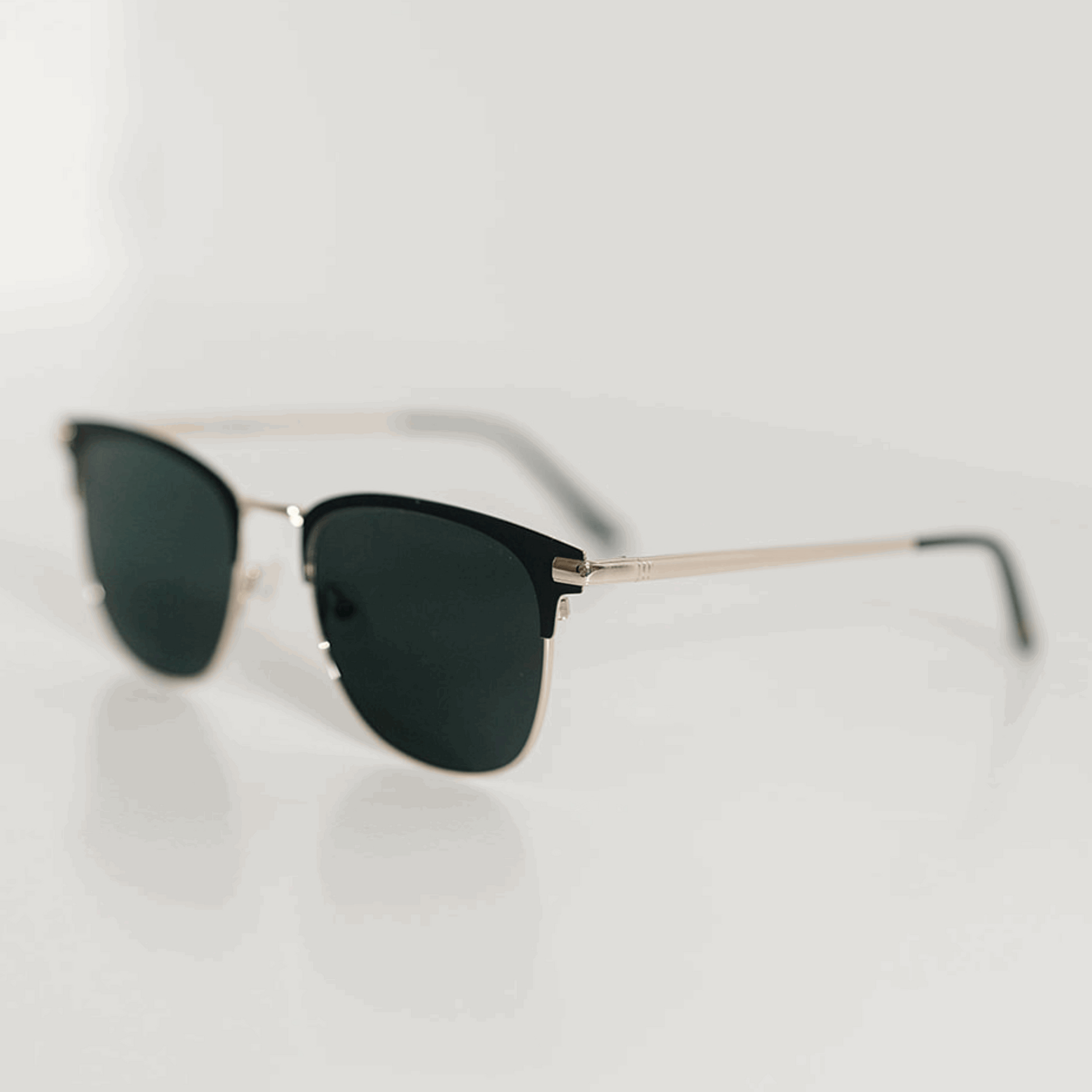GRADY: WHITE GOLD Blue Eye Sunglasses