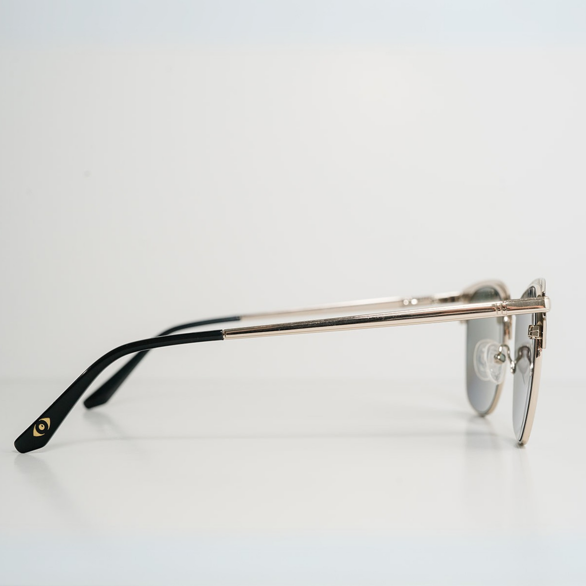 GRADY: WHITE GOLD Blue Eye Sunglasses