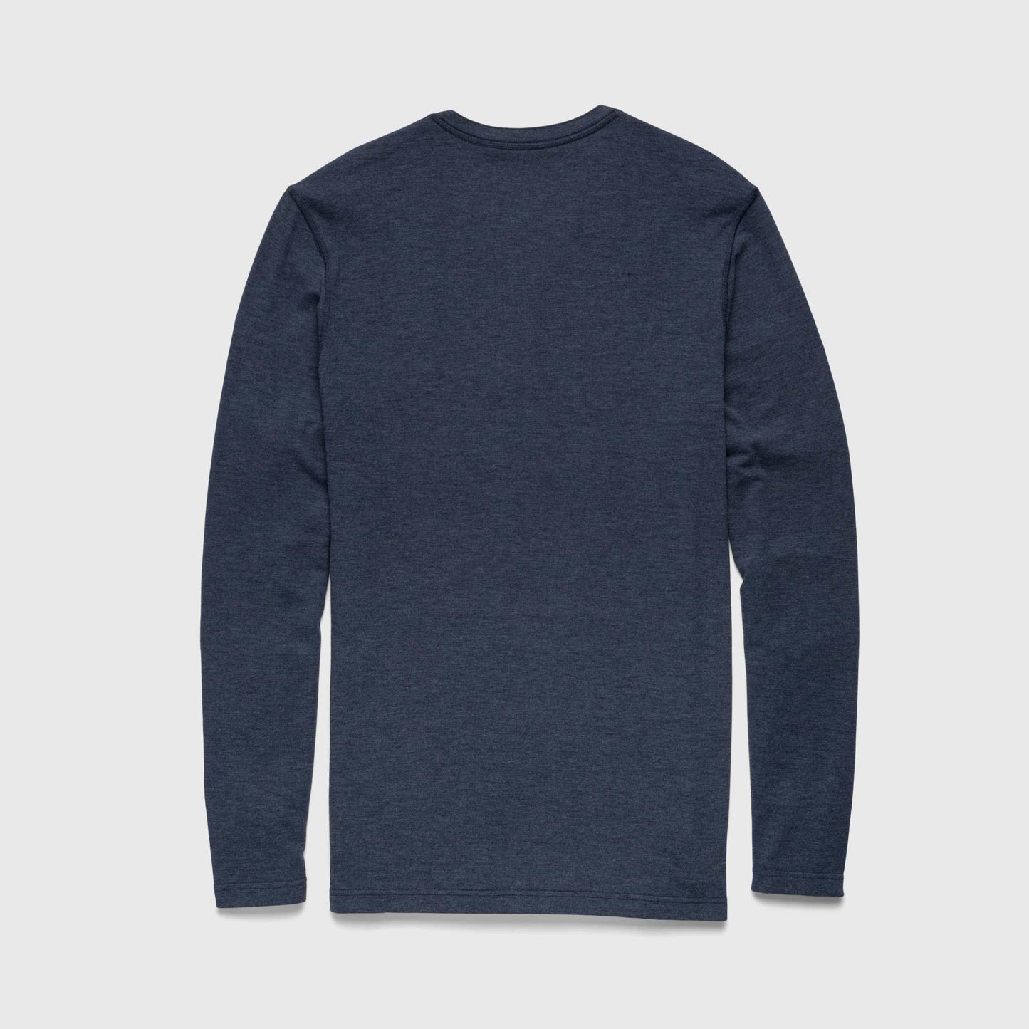 Sean Ultra Soft Classic Henley - Navy Heather