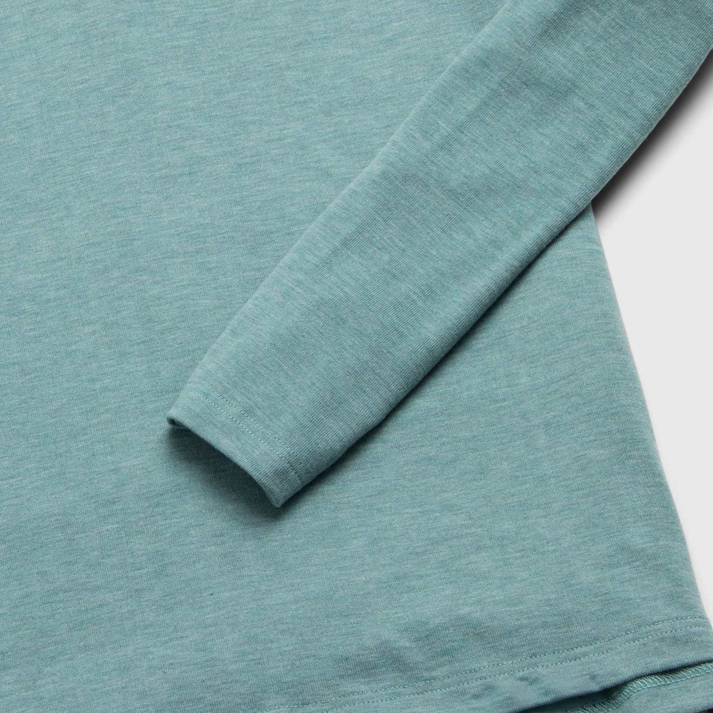 Sean Ultra Soft Classic Henley - Aqua Heather