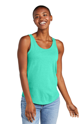 Women’s Triblend Relaxed Tank / Aqua Heather / Salt & Sand