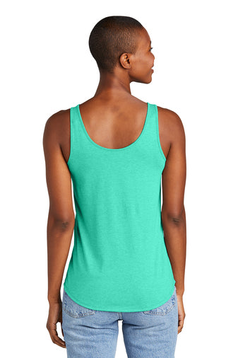 Women’s Triblend Relaxed Tank / Aqua Heather / Salt & Sand