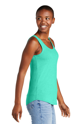 Women’s Triblend Relaxed Tank / Aqua Heather / Salt & Sand