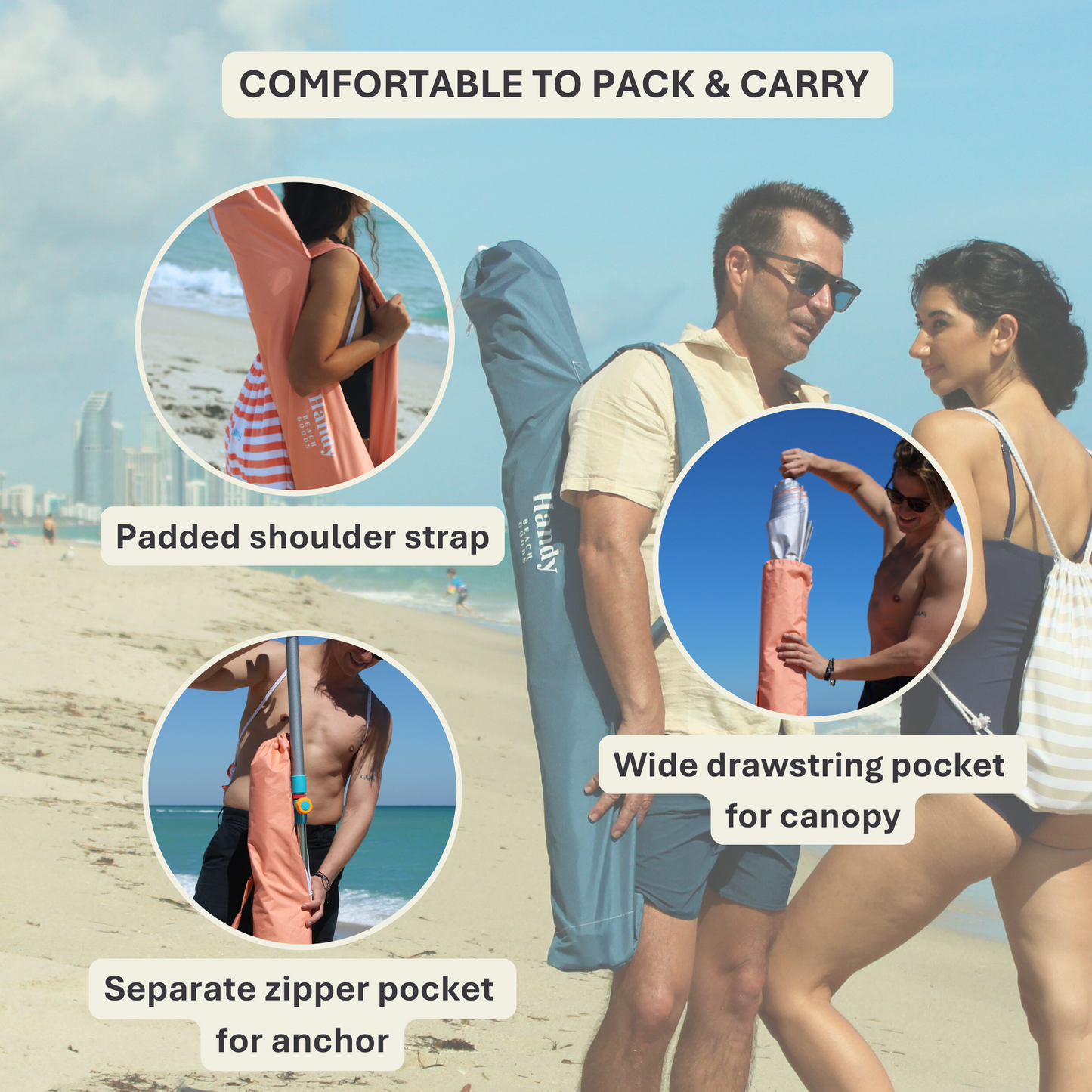 Beach Umbrella & Anchor System