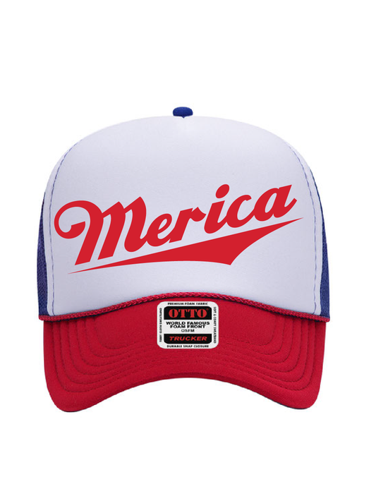 'Merica / Foam Trucker Hat / 5 colors / Patriotic