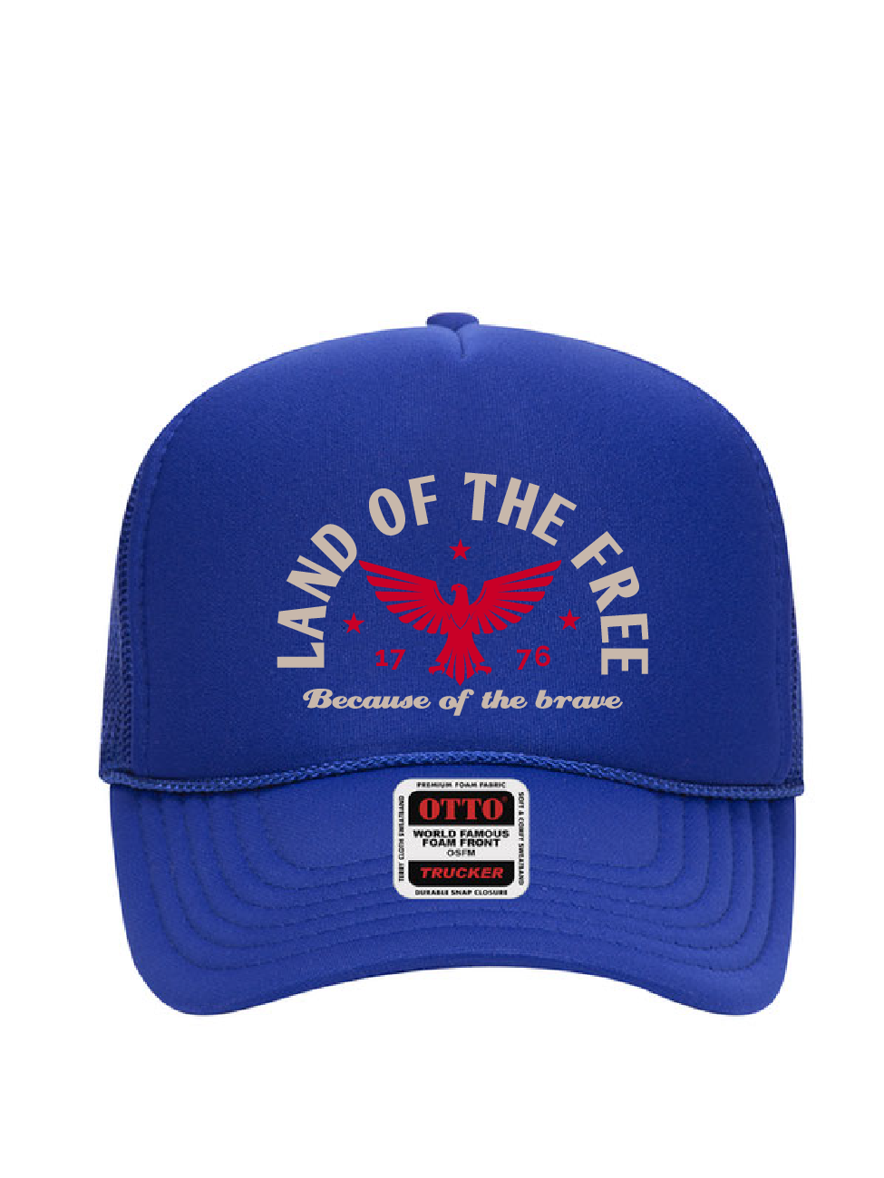 Land of The Free / Foam Trucker Hat / 5 colors / Patriotic