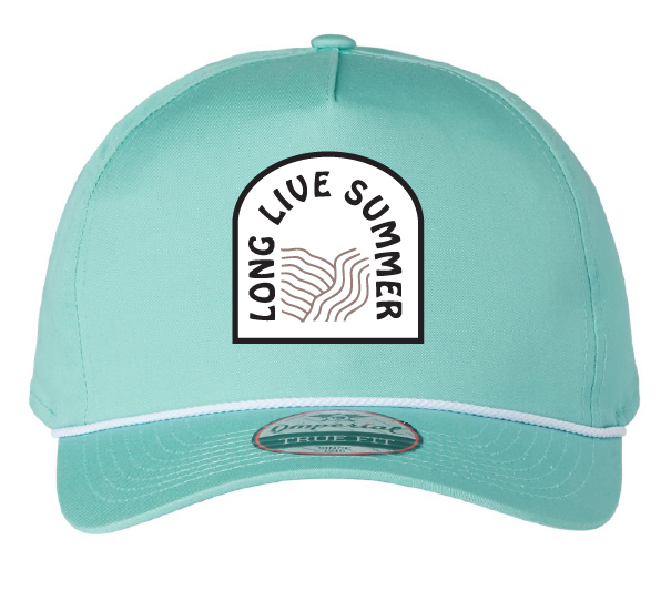 Long Live Summer / Imperial Rope Hat / Sea Green/White / Coastal