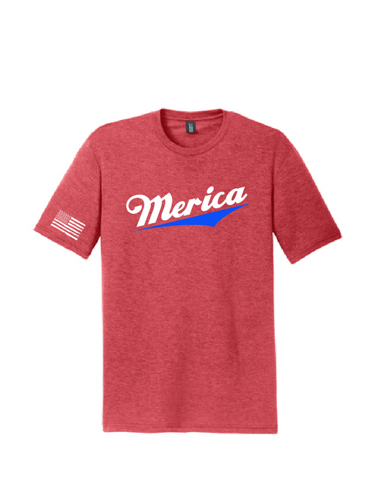 'Merica / Adult Unisex Softstyle Short Sleeve Tee  / 3 Colors / Patriotic
