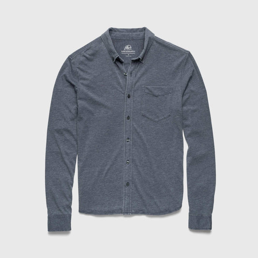 Anthony Burnout Shirt - Navy Blazer