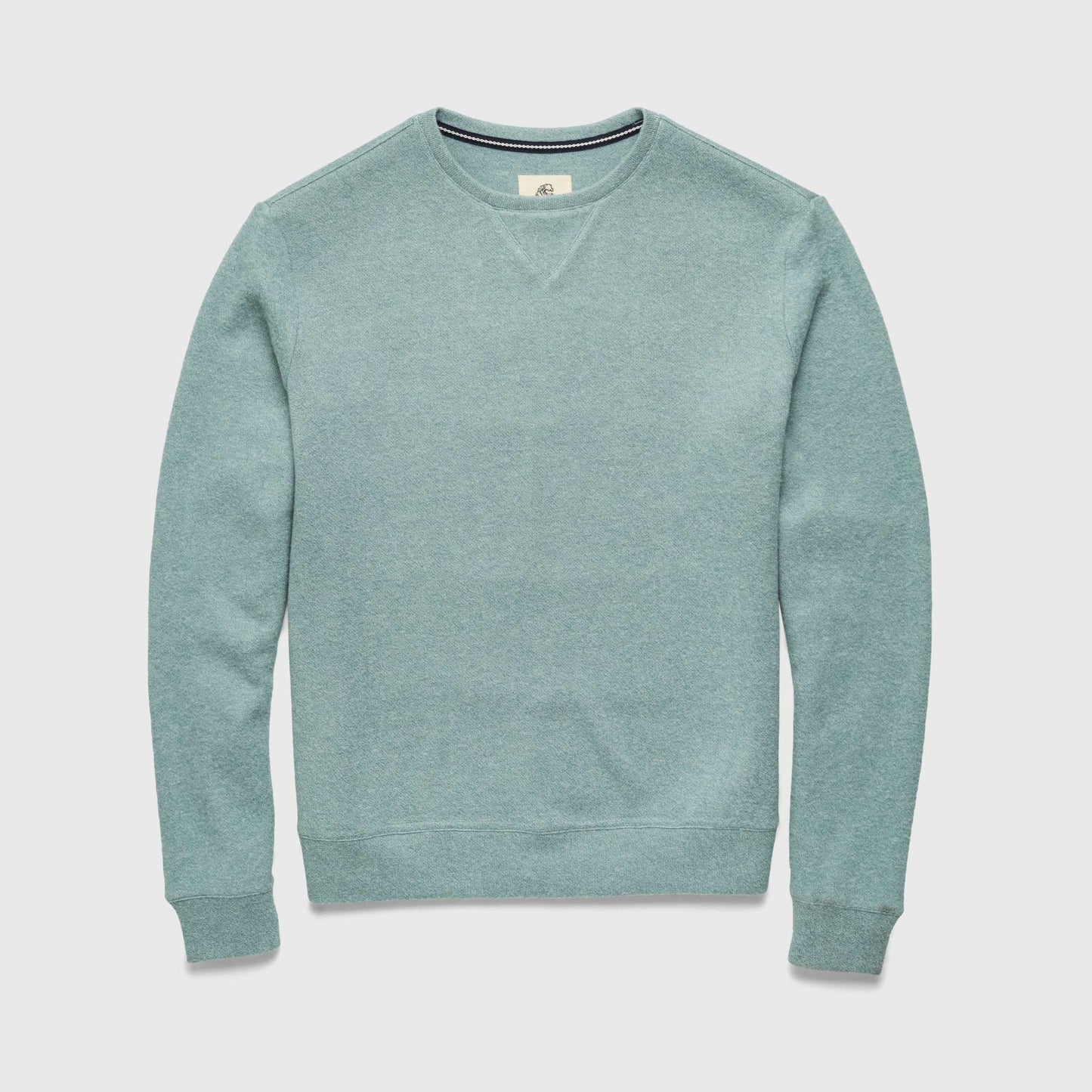 Butch Cashmist Crewneck - Aqua Heather