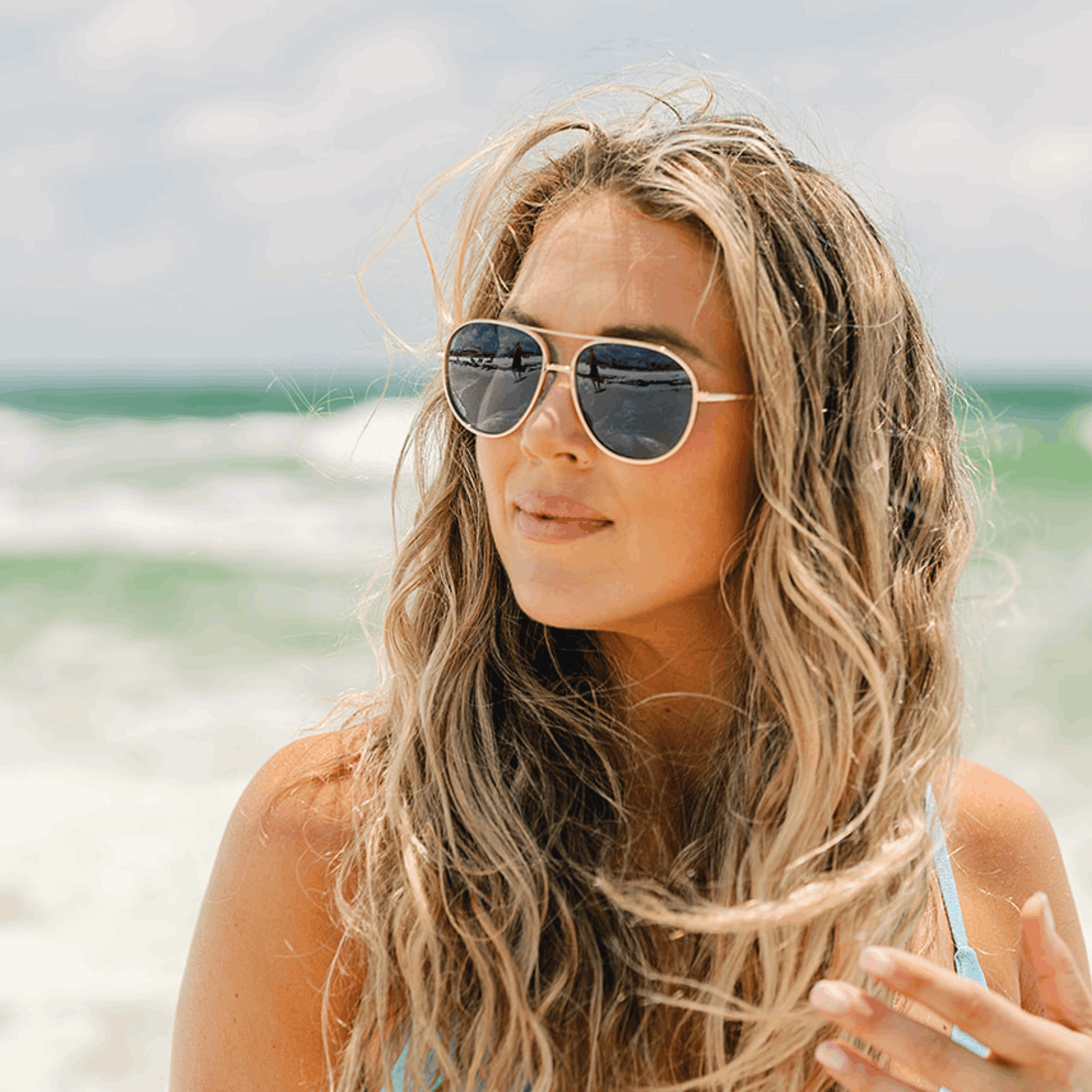 OLLIE: LIMITED EDITION COBALT Blue Eye Sunglasses