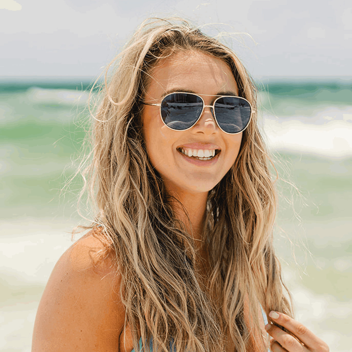 OLLIE: LIMITED EDITION COBALT Blue Eye Sunglasses