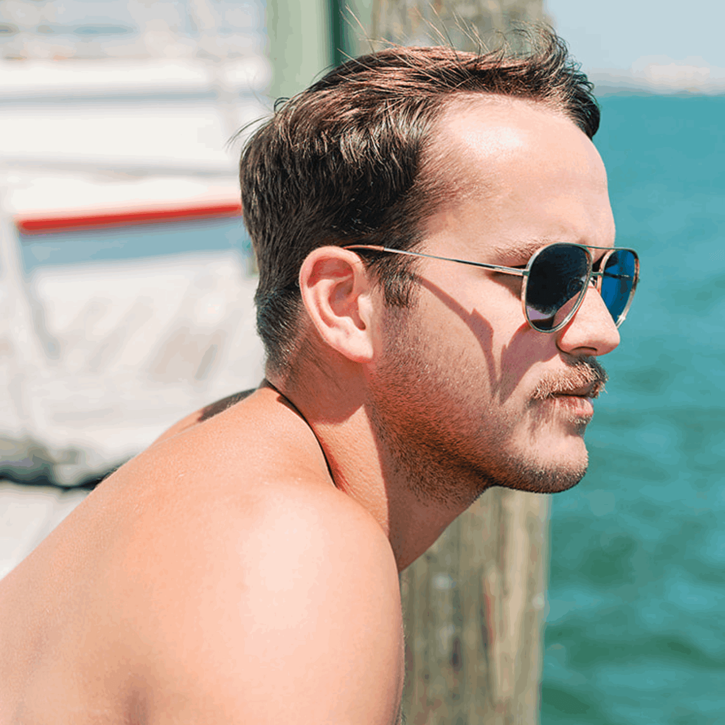 OLLIE: LIMITED EDITION COBALT Blue Eye Sunglasses