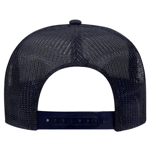 High Crown Foam Trucker Hat / Navy / Salt and Sand