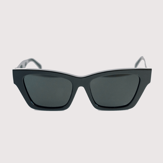VIVIAN: MIDNIGHT BLACK Blue Eye Sunglasses