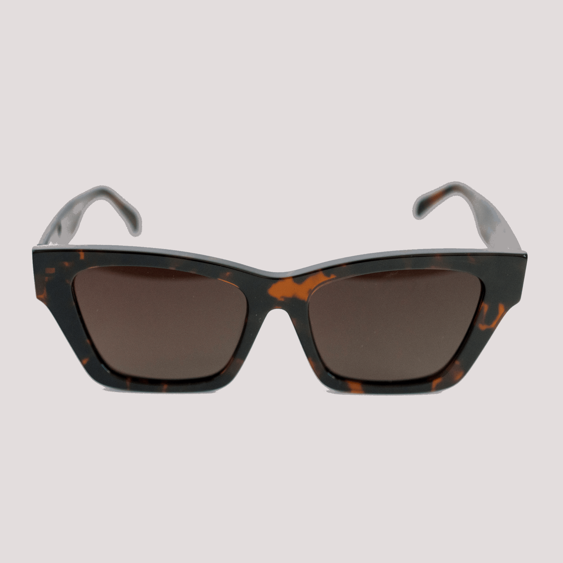 VIVIAN: TORTOISE Blue Eye Sunglasses