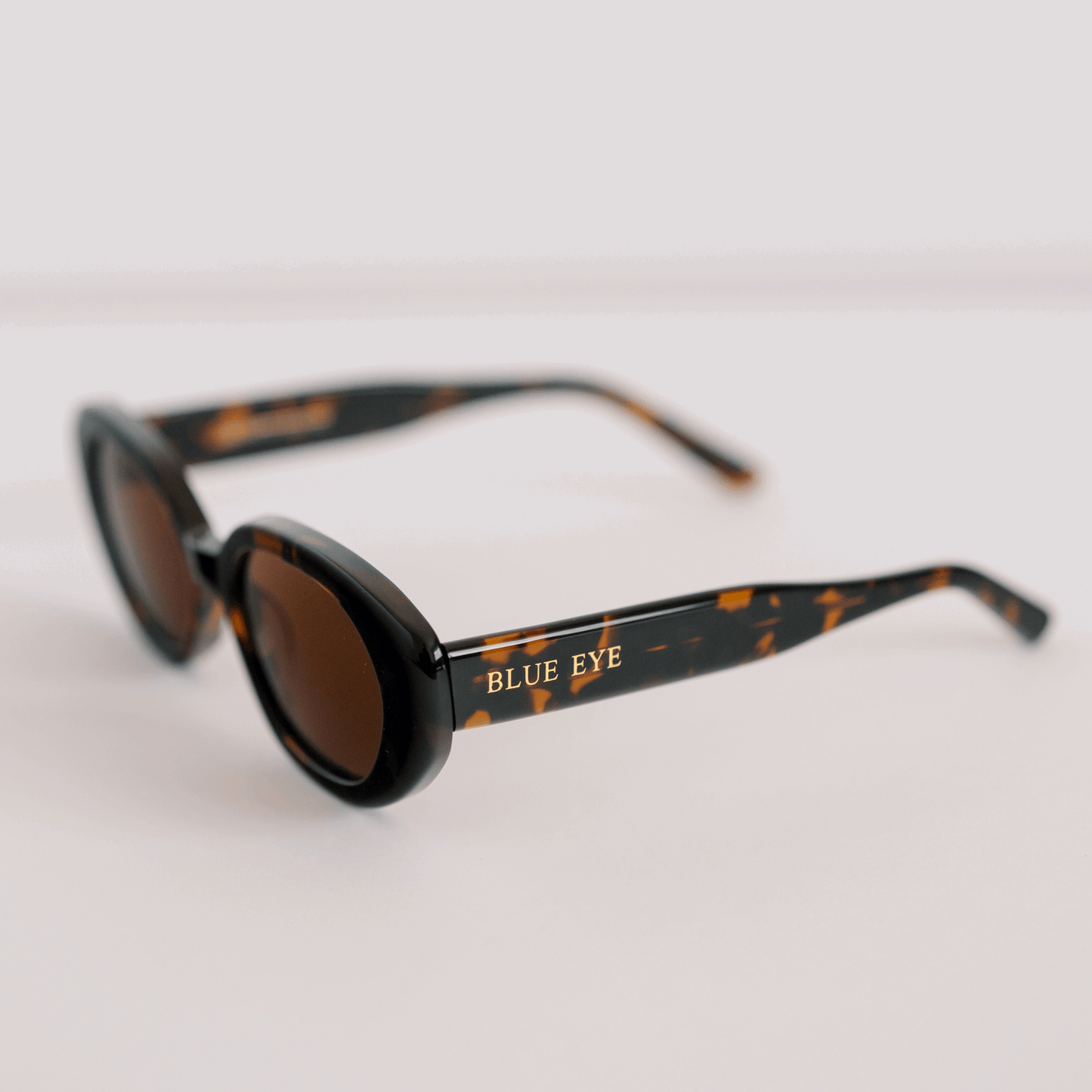 WINNIE: TORTOISE Blue Eye Sunglasses