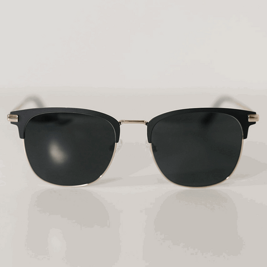 GRADY: WHITE GOLD Blue Eye Sunglasses