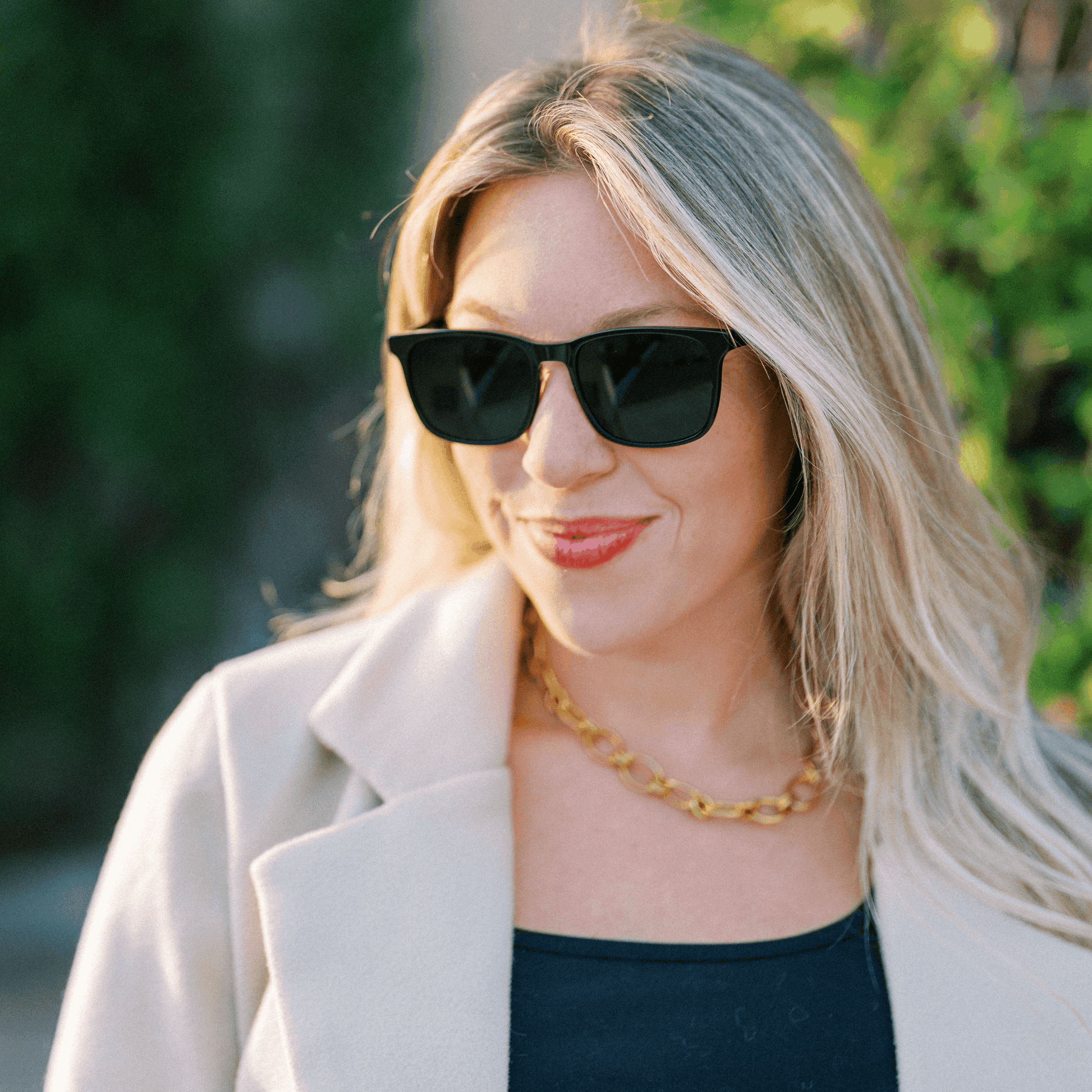 EMORY: MIDNIGHT BLACK Blue Eye Sunglasses