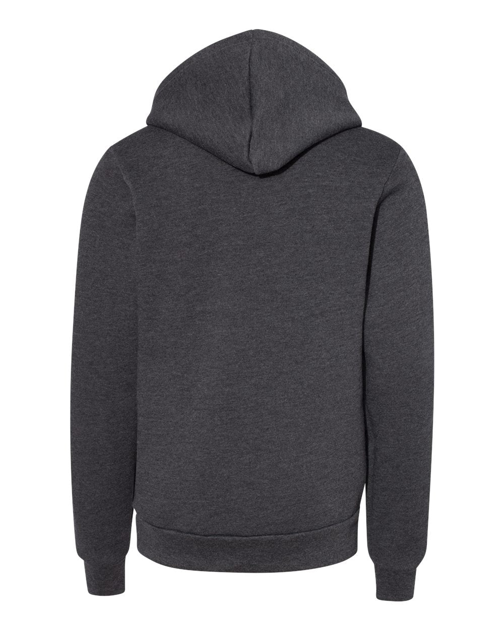 Santa / YOUTH Sponge Fleece Hoodie / Dark Grey Heather / Christmas