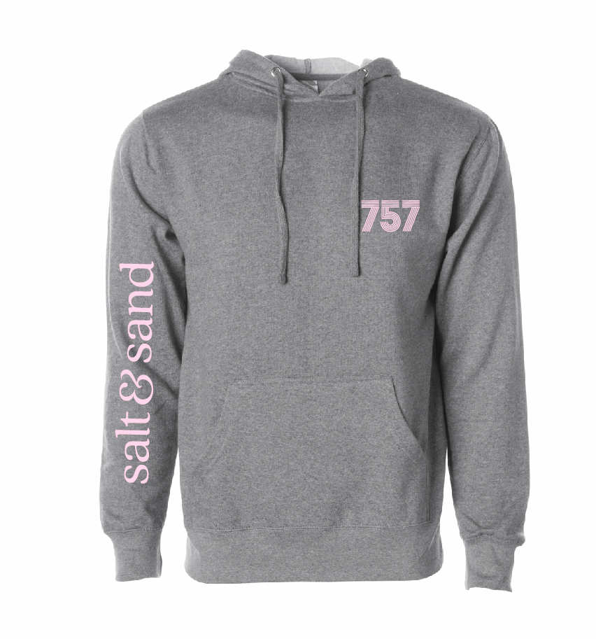 757 / Midweight Hooded Sweatshirt / 5 Colors / Valentine's Day