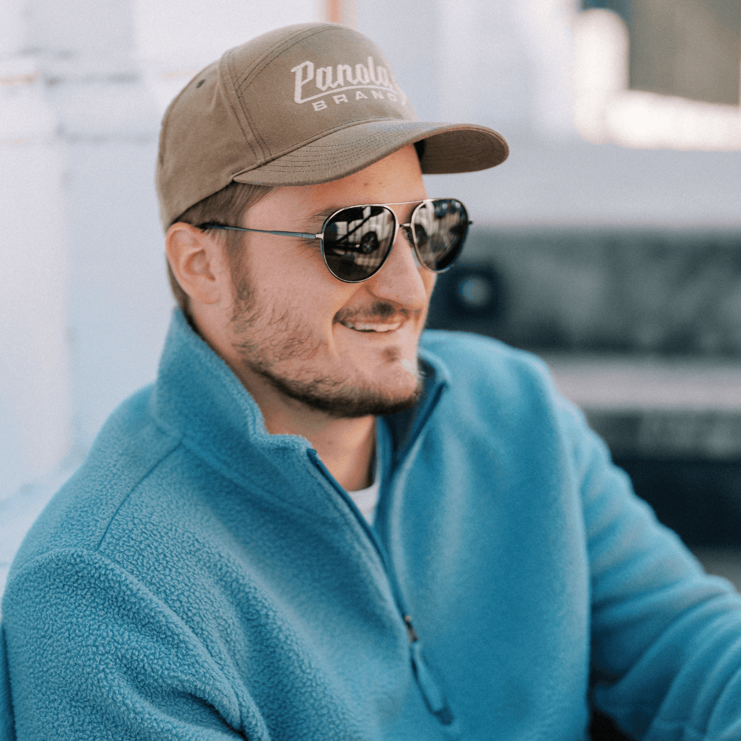 OLLIE: SMOKE Blue Eye Sunglasses