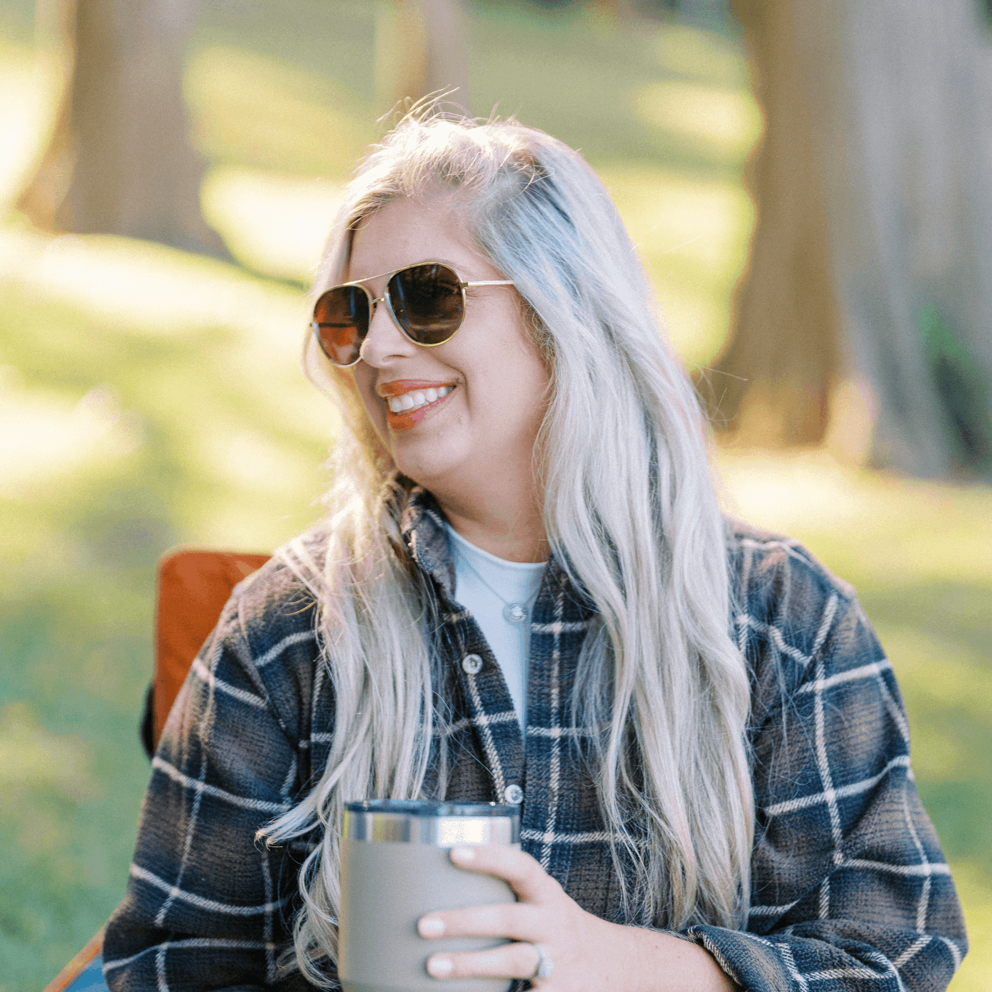OLLIE: GOLDEN HOUR Blue Eye Sunglasses