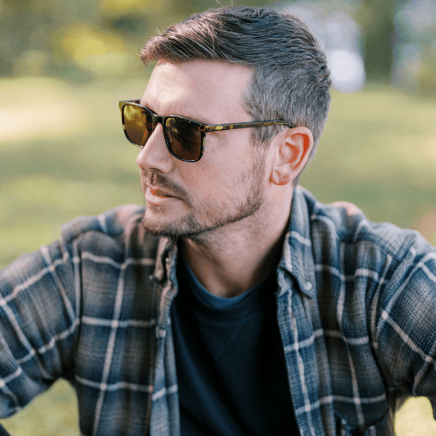 EMORY: TORTOISE Blue Eye Sunglasses