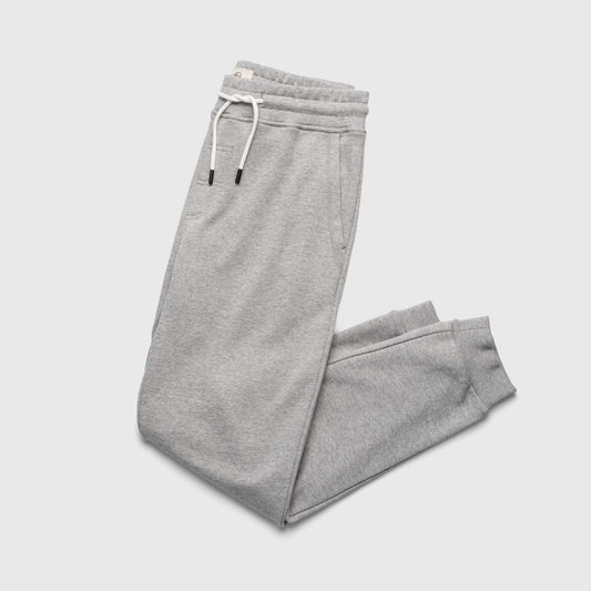 Dune Drawstring Terry Jogger - Heather Grey