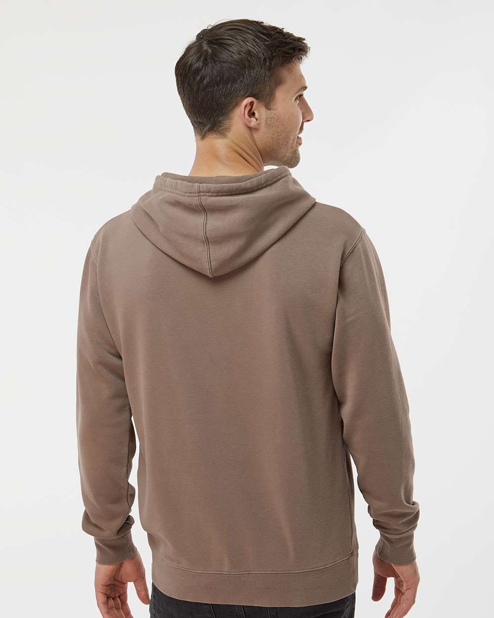 Midweight Pigment-Dyed Hooded Sweatshirt / Pigment Clay / Salt and Sand