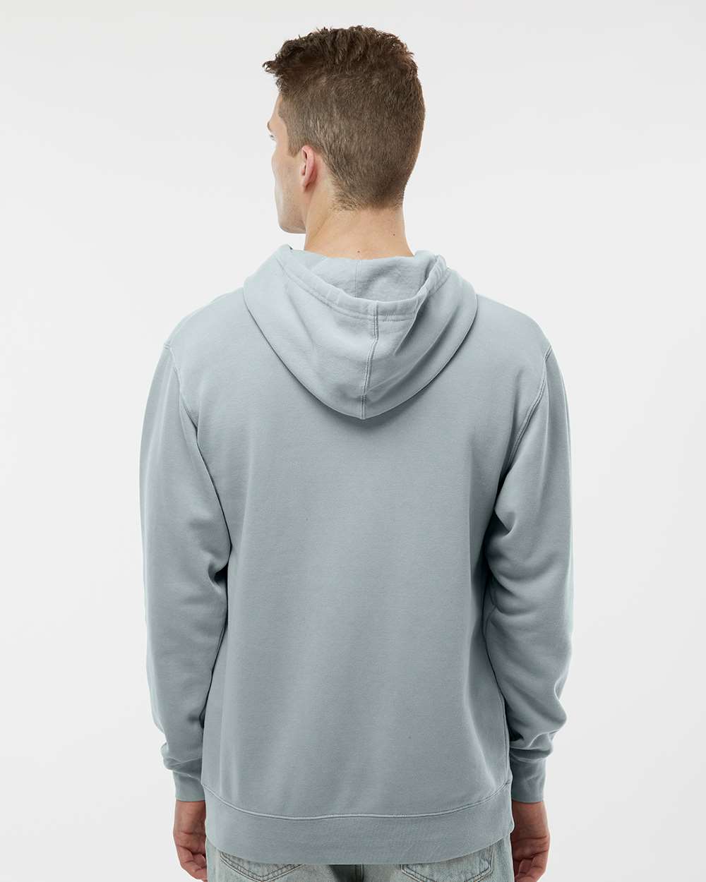 Midweight Pigment-Dyed Hooded Sweatshirt / Pigment Sage / Coastal