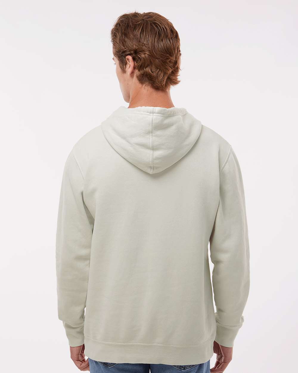 Midweight Pigment-Dyed Hooded Sweatshirt / Pigment Ivory / Coastal