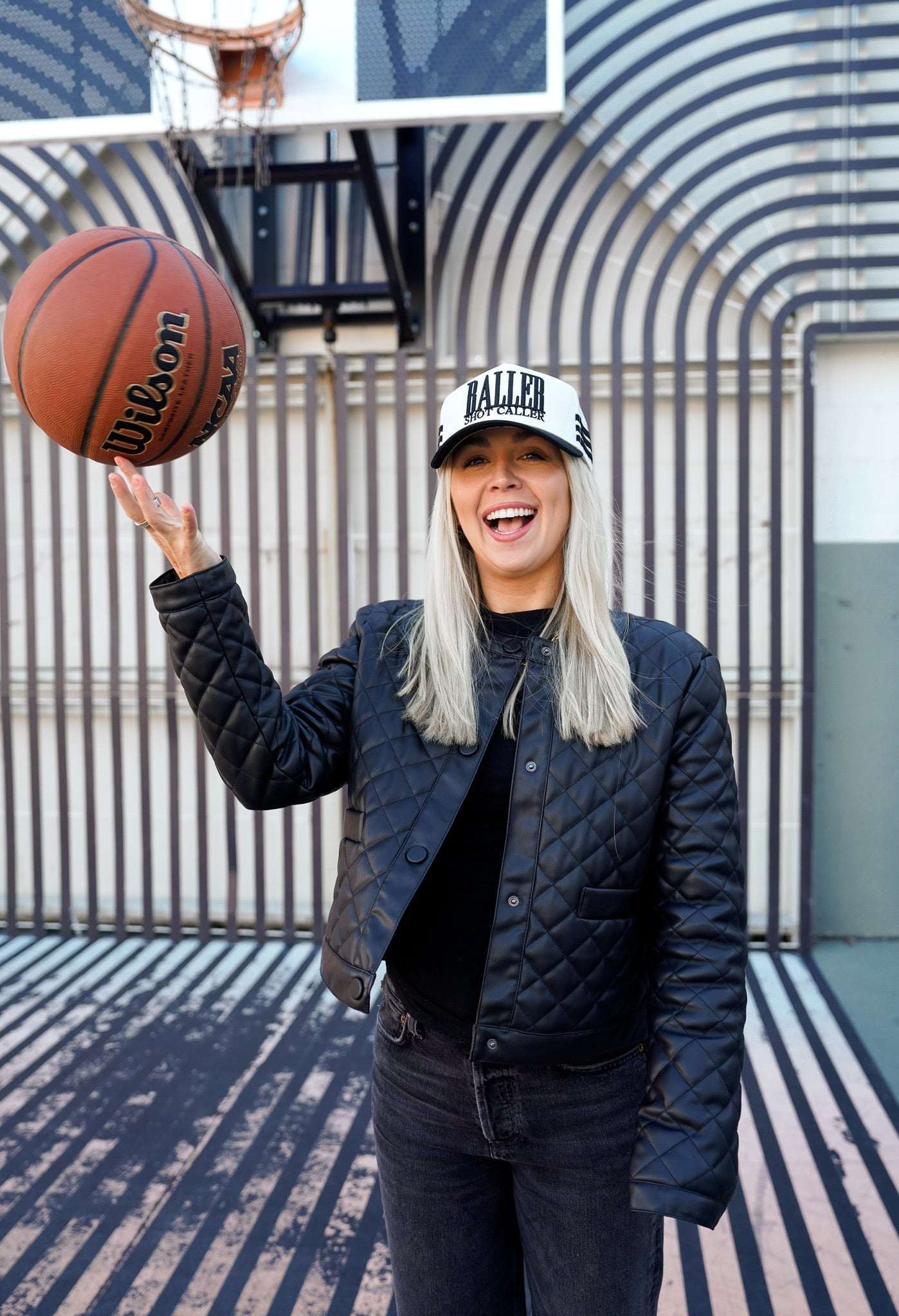 Baller - Black Vintage Trucker Hat - PREORDER KenzKustomz