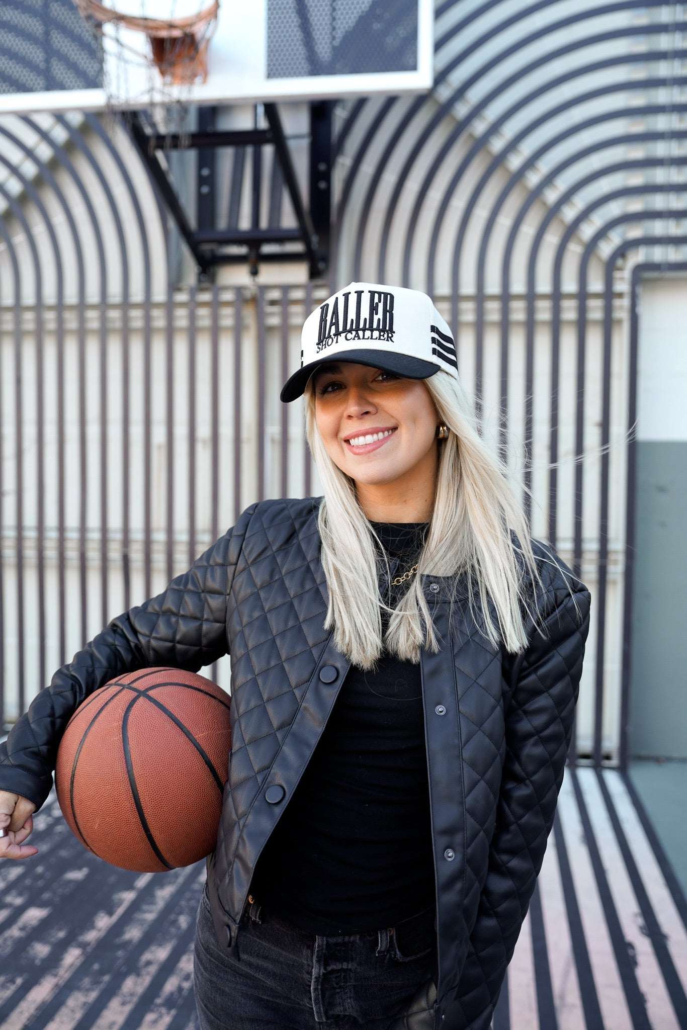 Baller - Black Vintage Trucker Hat - PREORDER KenzKustomz