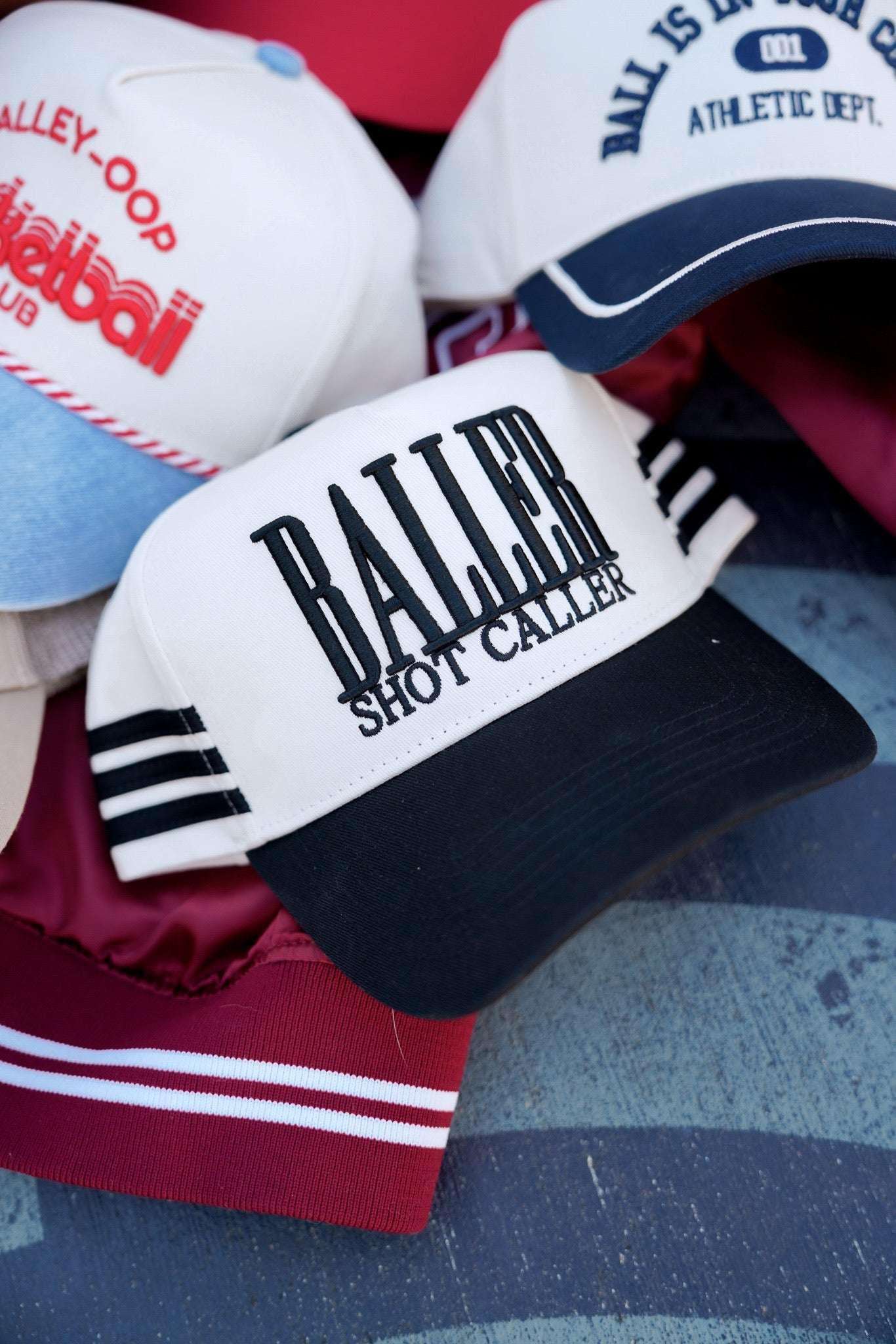 Baller - Black Vintage Trucker Hat - PREORDER KenzKustomz