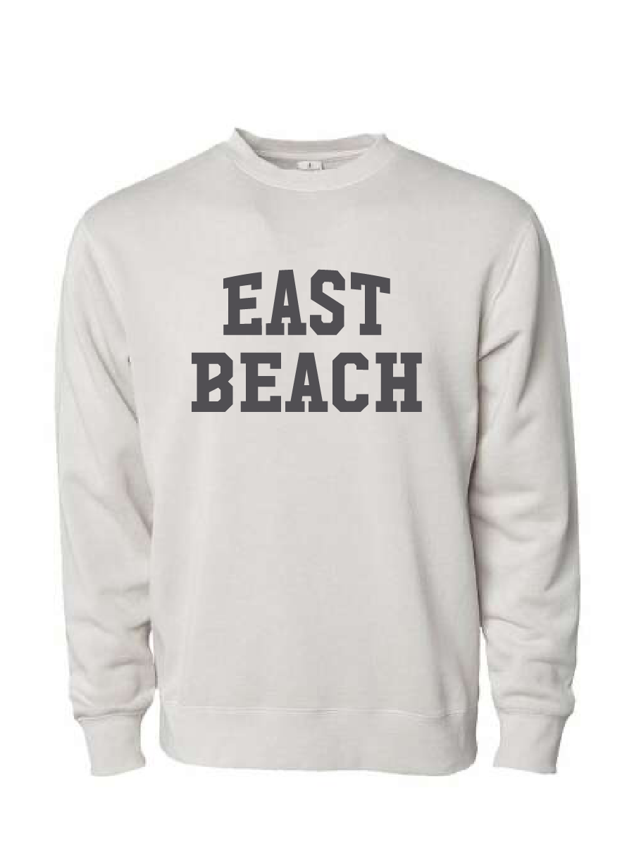 Midweight Pigment-Dyed Crewneck Sweatshirt / Pigment Ivory / East Beach