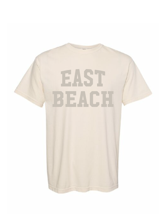 Heavyweight Ring Spun Tee / Ivory / East Beach