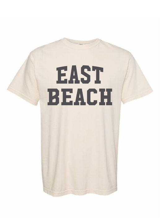 YOUTH Garment-Dyed Heavyweight T-Shirt / Ivory / East Beach