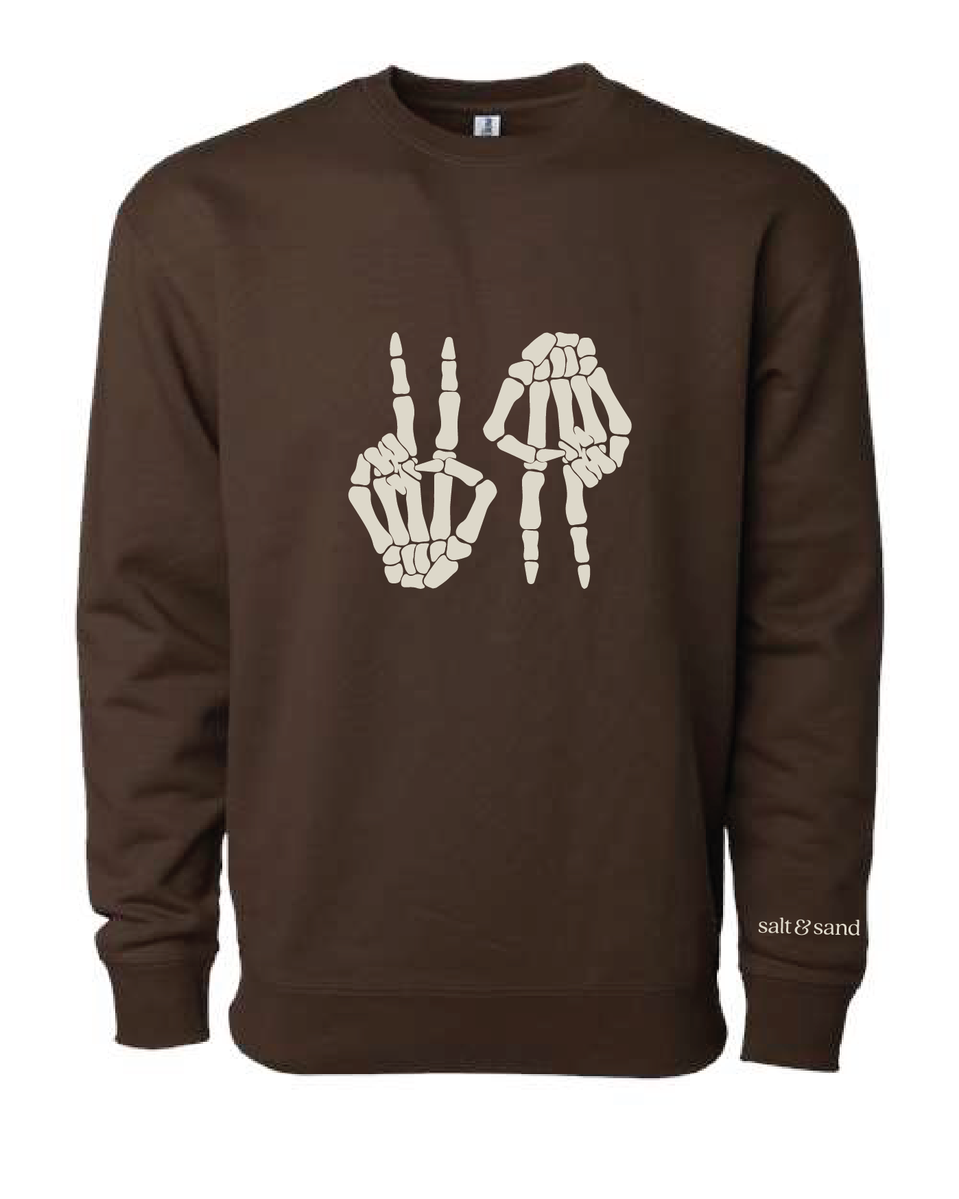 VA Heavyweight Crewneck Sweatshirt / Brown / Halloween