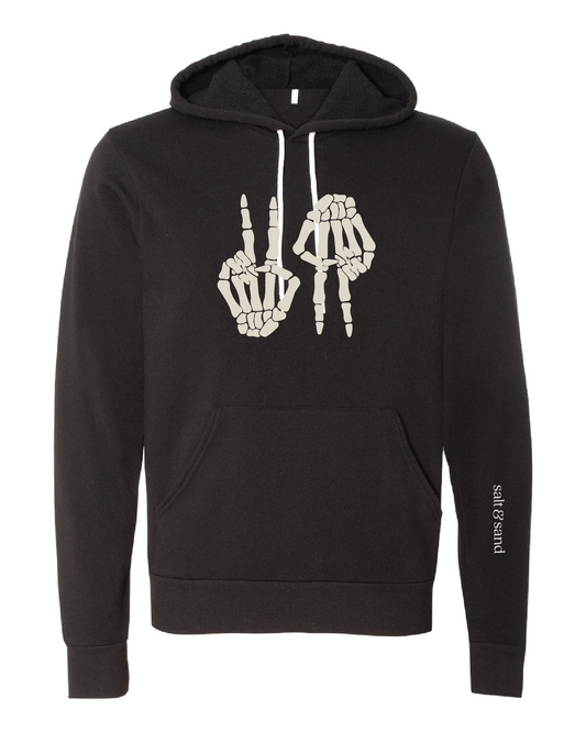 VA Sponge Fleece Hoodie / Black / Halloween