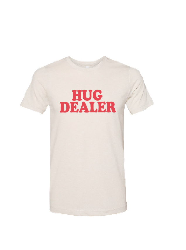 Hug Dealer / Unisex Softstyle Short Sleeve Tee (Youth & Adult) / 5 Colors / Valentine's Day