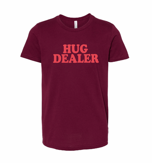 Hug Dealer / Unisex Softstyle Short Sleeve Tee (Youth & Adult) / 5 Colors / Valentine's Day