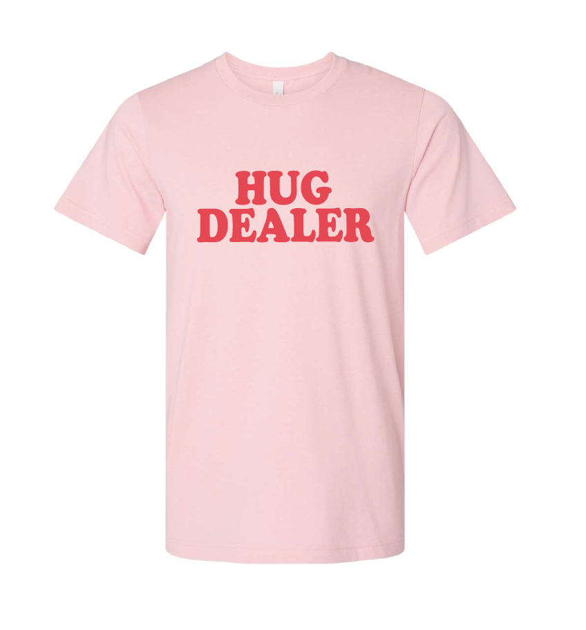 Hug Dealer / Unisex Softstyle Short Sleeve Tee (Youth & Adult) / 5 Colors / Valentine's Day