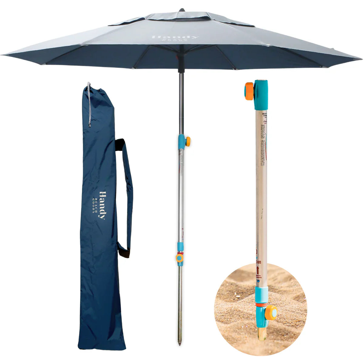 Beach Umbrella & Anchor System