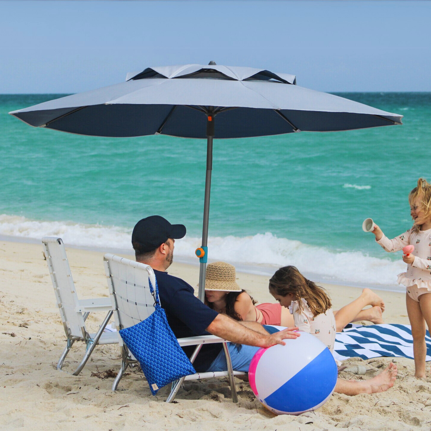Beach Umbrella & Anchor System