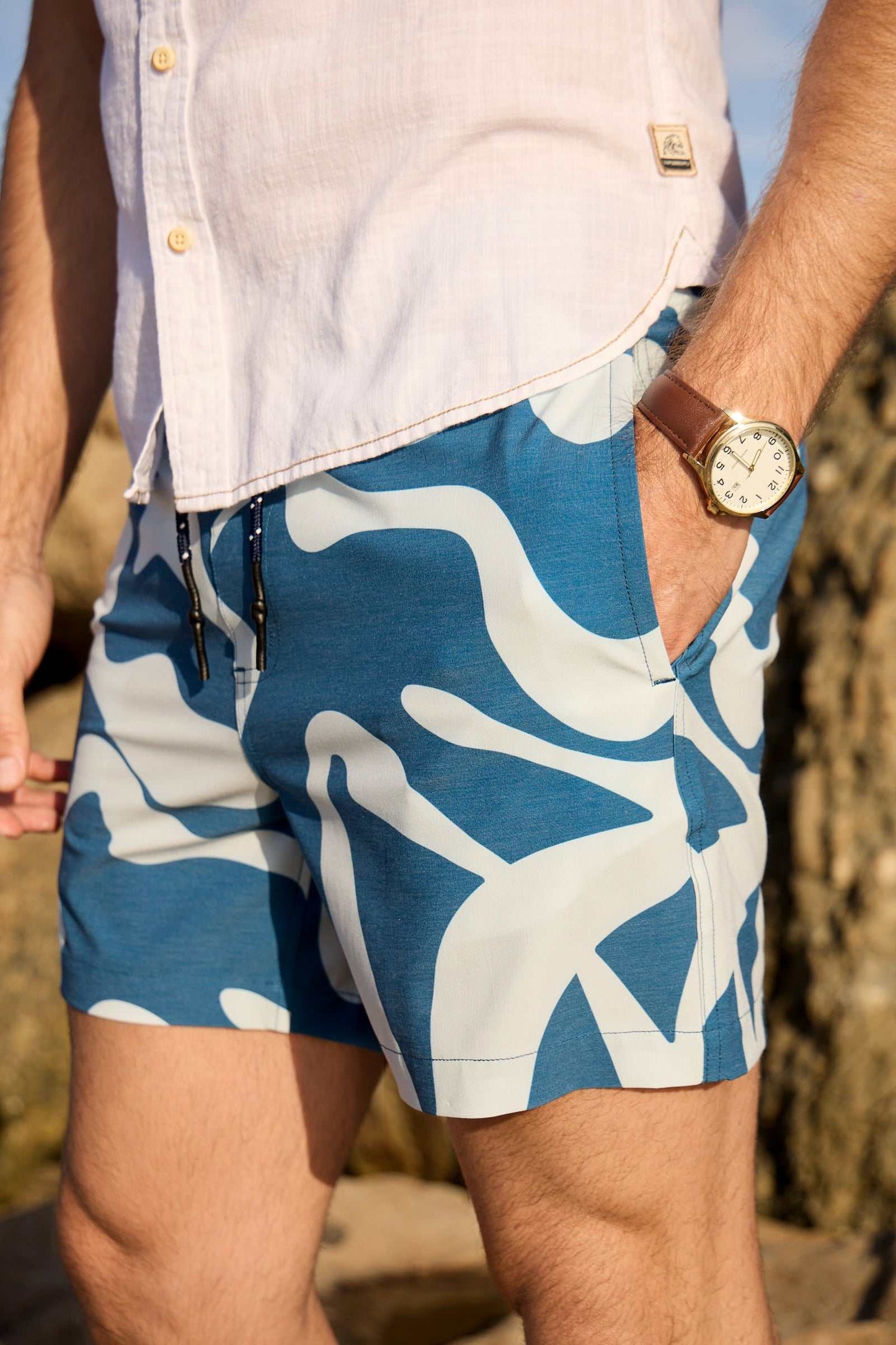 Jimmy 5" Swirl Volley - Blue