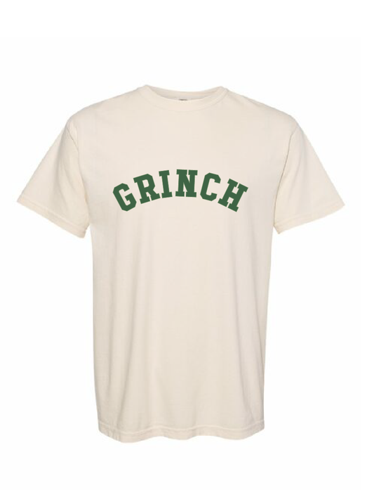 Grinch / Heavyweight Ring Spun Tee / 3 Colors / Christmas